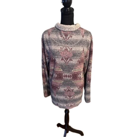True Grit Fleece Pullover Sweatshirt – Size L - Picture 3 of 6